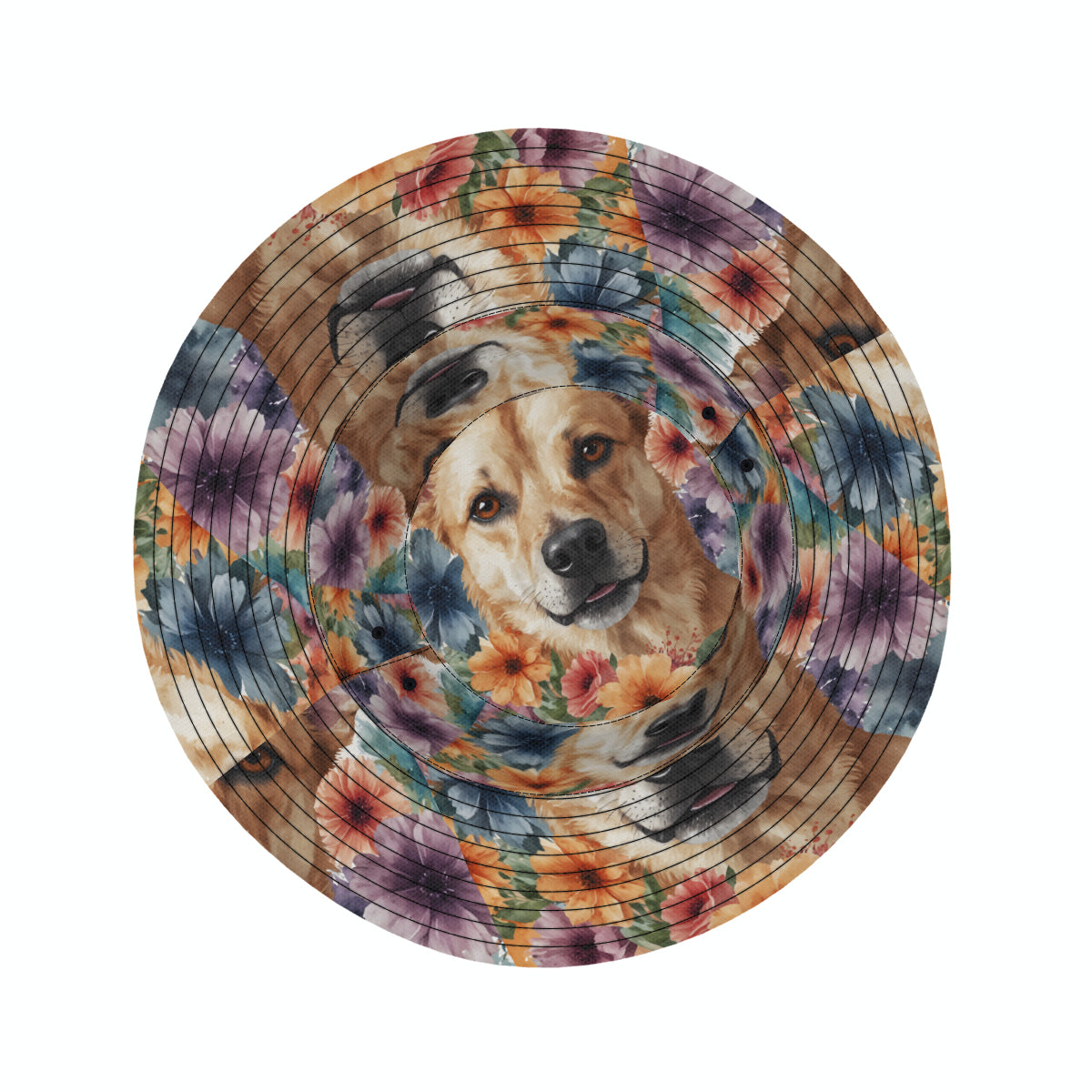 Dog Lovers Double-Sided All-Over Print Fisherman Hat | Polyester