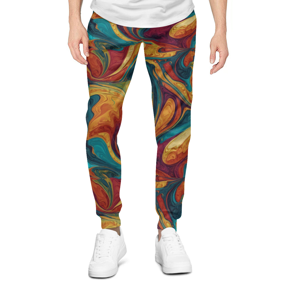 Colorful Design Men's Jogger Sweat pants