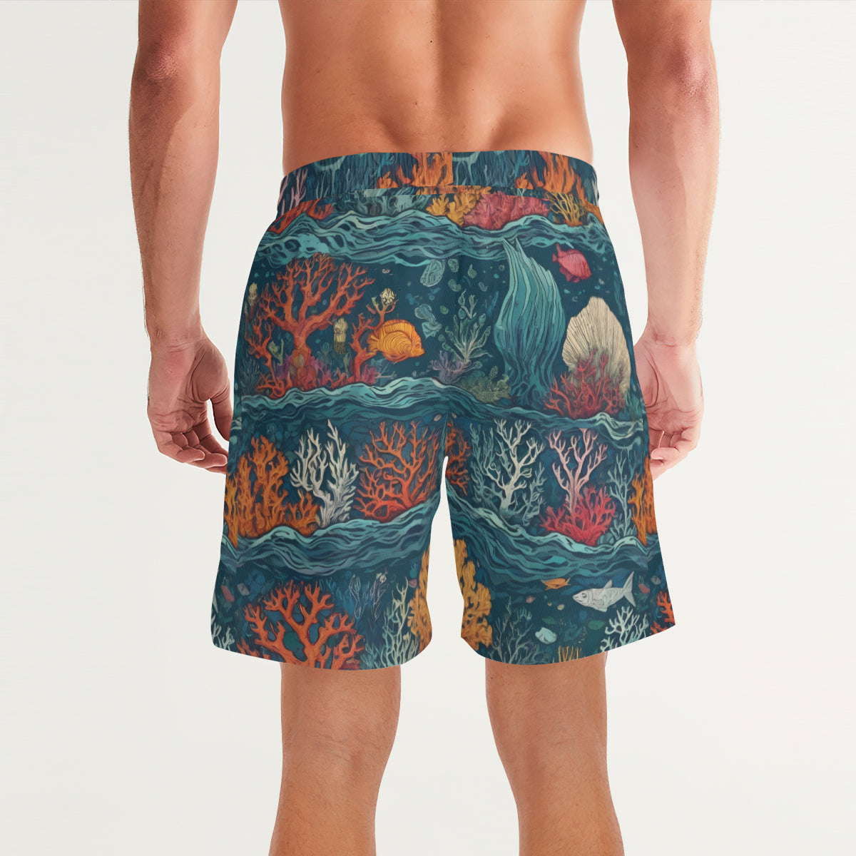 Under Sea Beauty Men's Casual Short Pants | Polyester