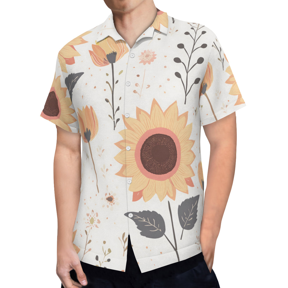 Floral Print Hawaiian Shirt