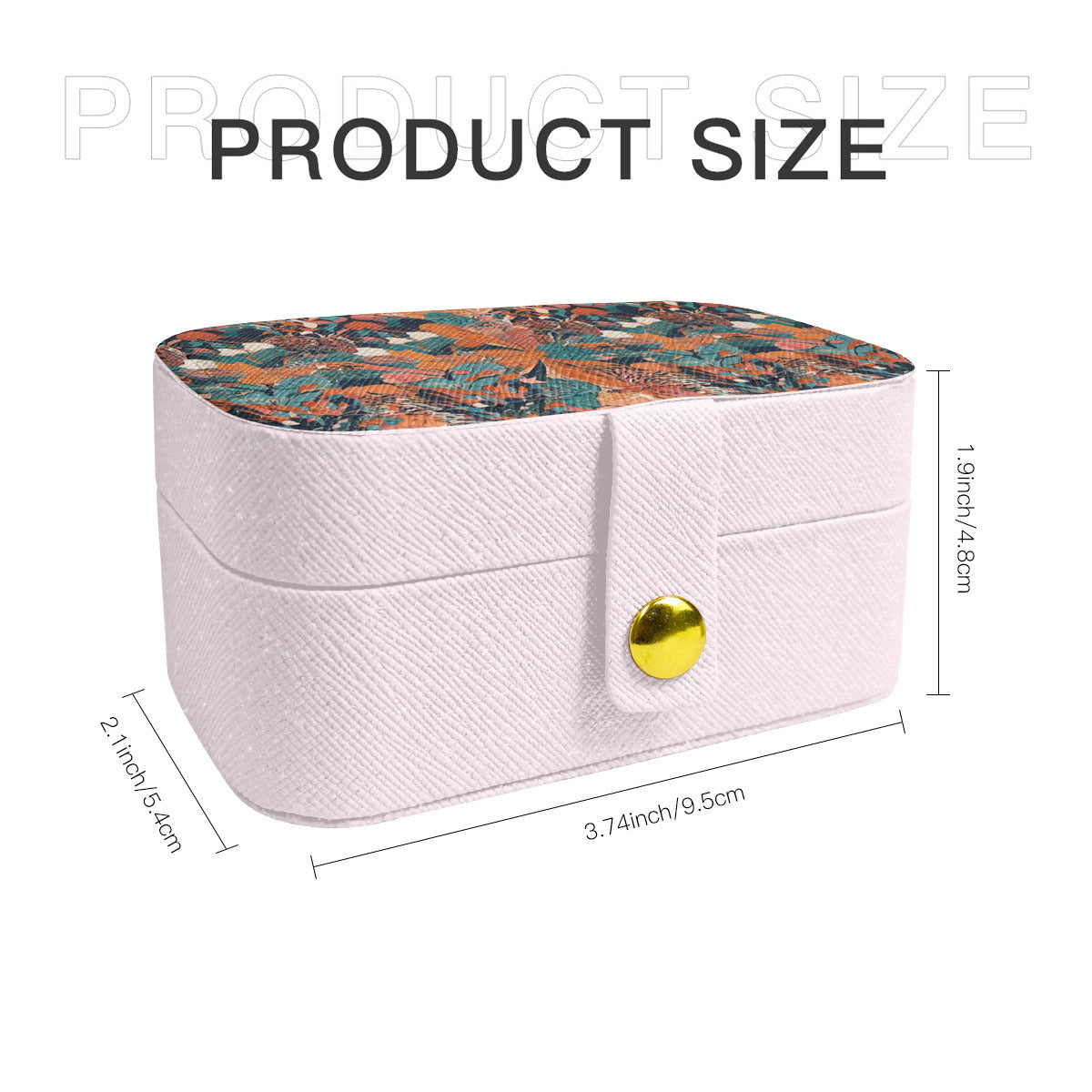 Abstract Vibes Personalized Portable Jewelry Box