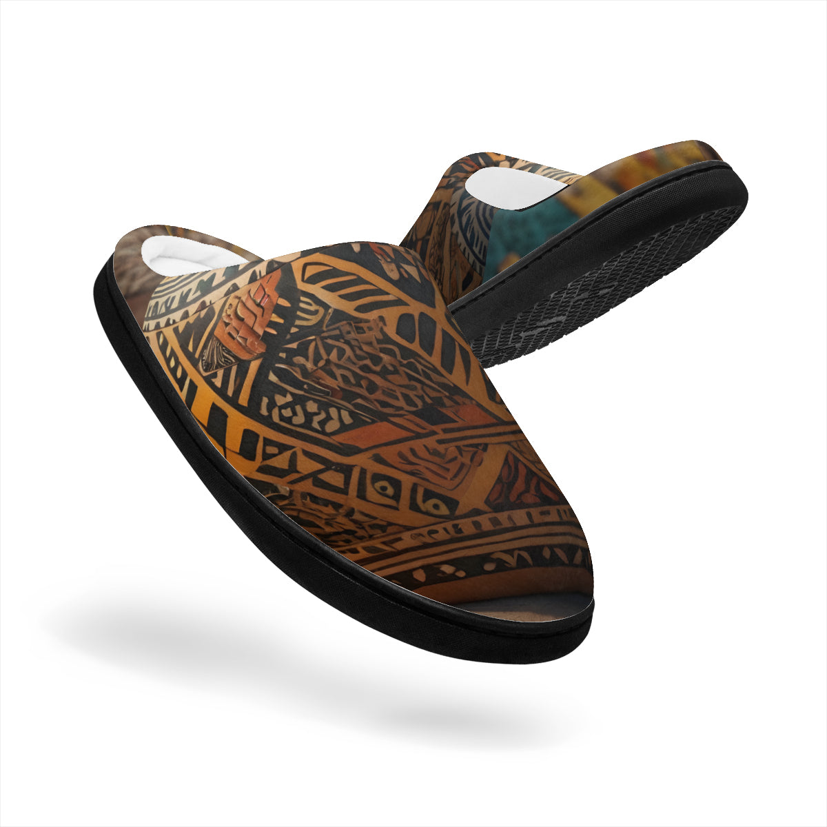 Golden Pot Personalized Warm Cotton Slippers | Flannel
