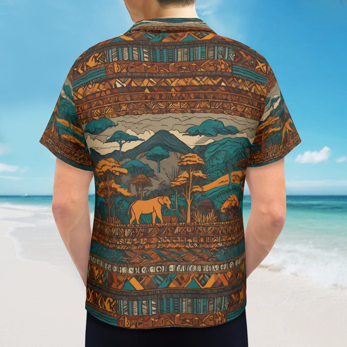 Beautiful Landscape All-Over Print Hawaiian Shirt(No chest pocket) | Polyester