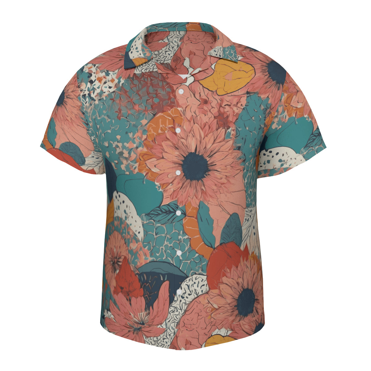 Awesome Floral Hawaiian Shirt(No chest pocket) | Polyester