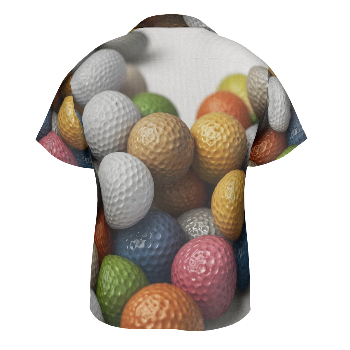 Golf Balls Short Sleeves Shirt(No chest pocket) | Polyester
