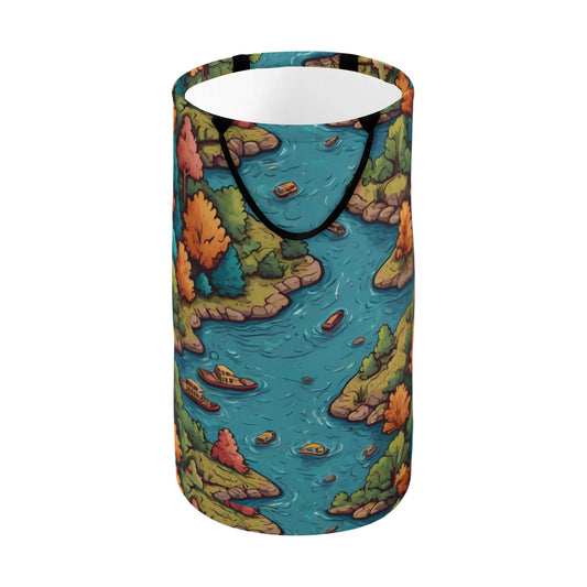 River Front Design Large Capacity Foldable Laundry Basket | Polyester
