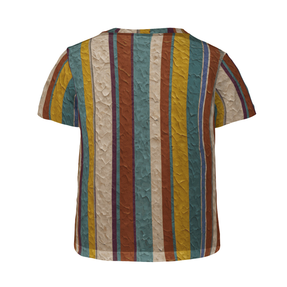 Strip Design Mesh Children's T-Shirt | Polyester