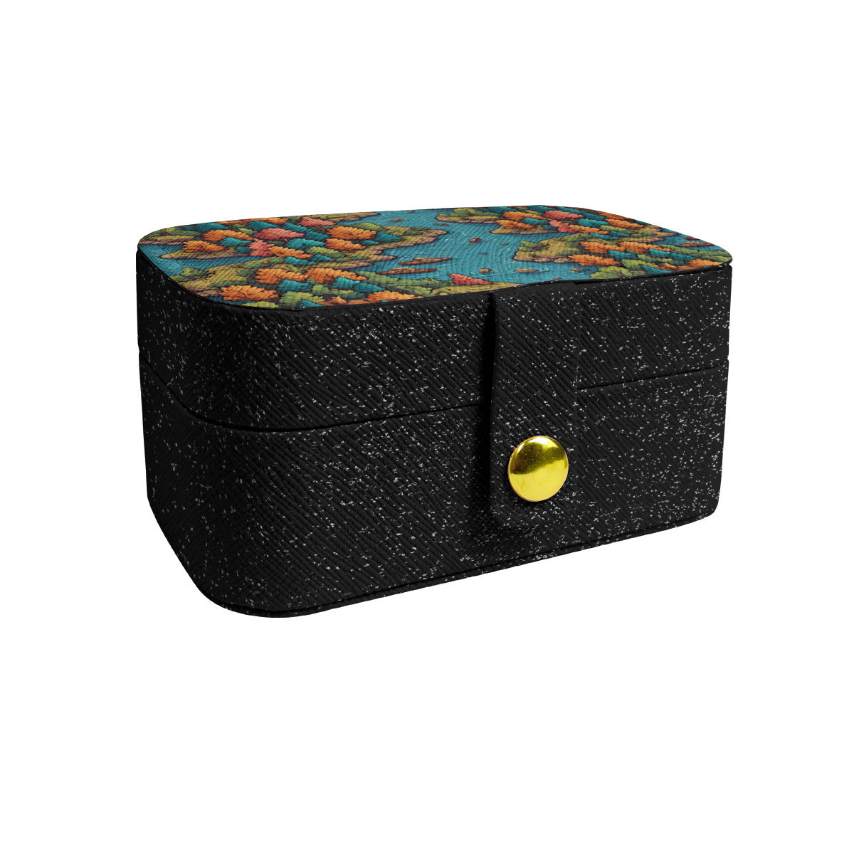 River Front Design Personalized Portable Jewelry Box | PU
