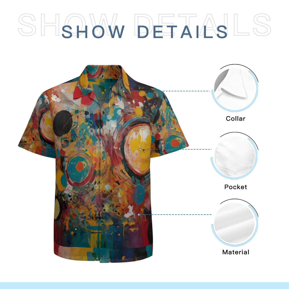 Crazy Design Hawaiian Shirt | Polyester