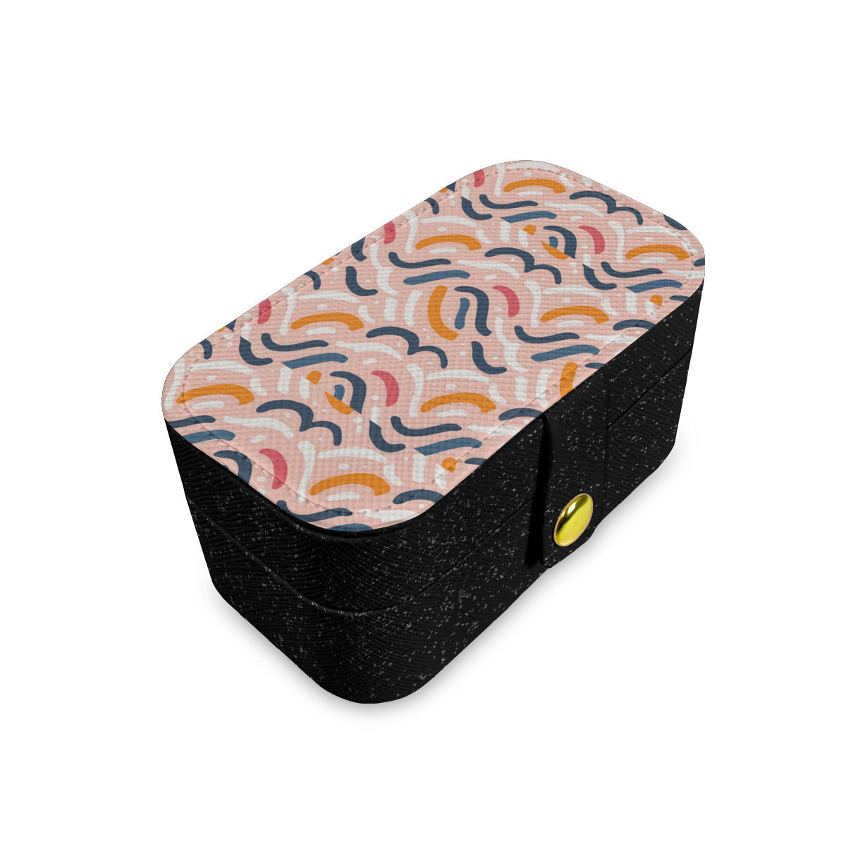 Abstract Personalized Portable Jewelry Box