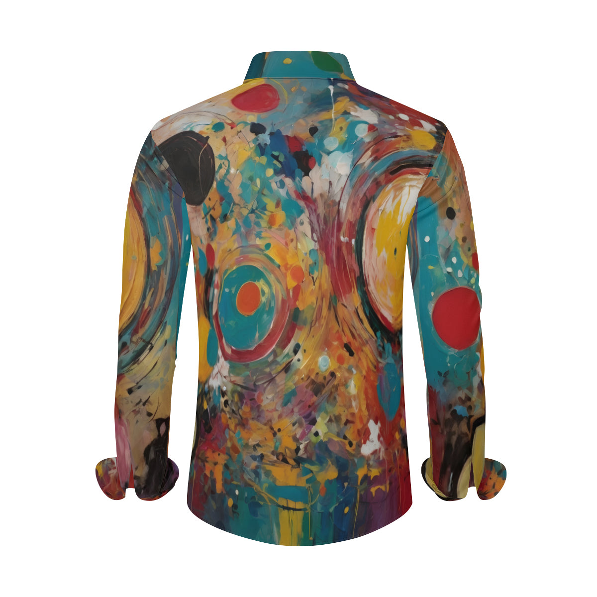 Crazy Design Men's Classic Long-Sleeved Shirt | Polyester