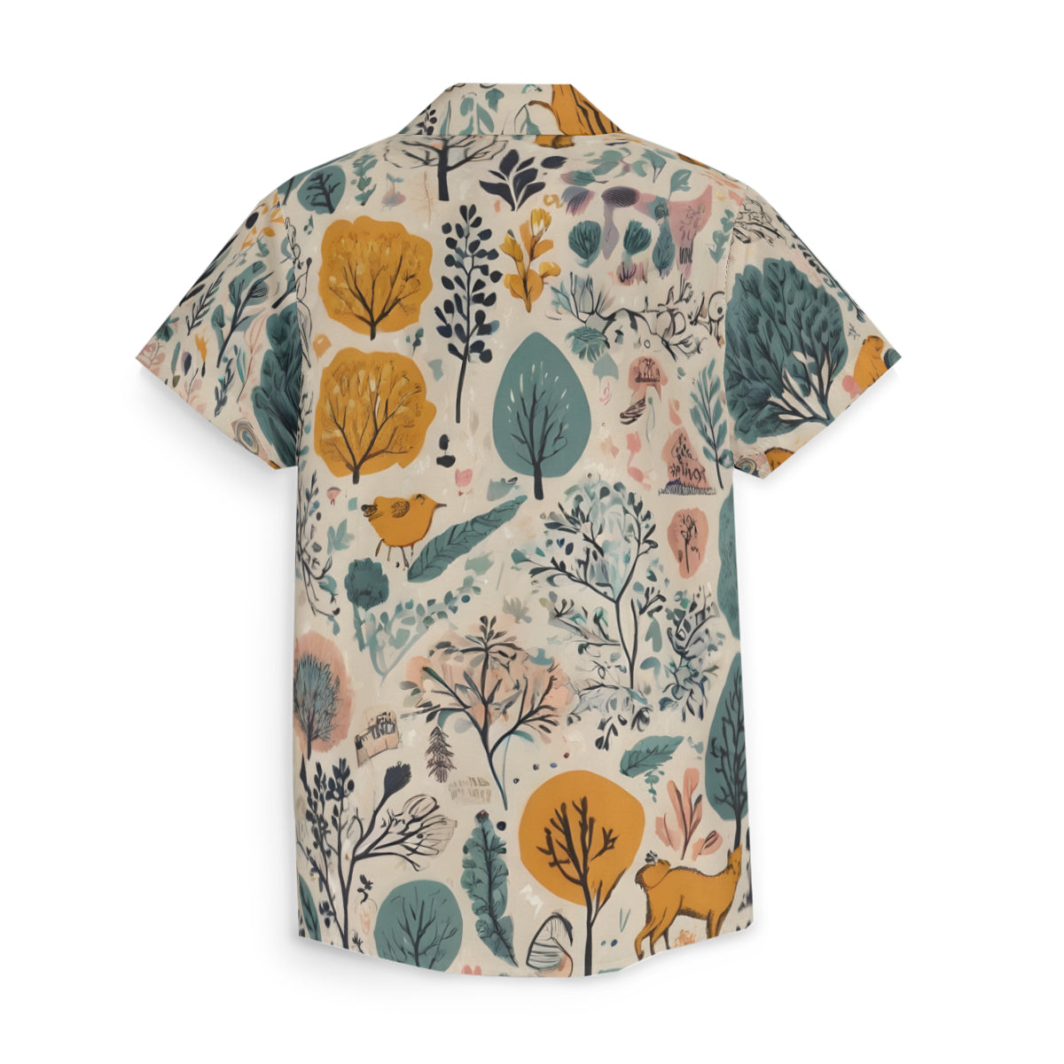 Abstract Floral Youth Shirts|Polyester