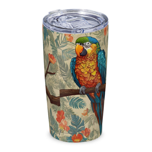 Parrot Design Outdoor Travel Carry Tumbler (600ml/20oz) | Stainless Steel 304