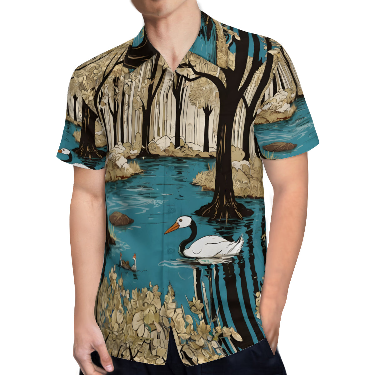Landscape Wonder Hawaiian Shirt | Polyester