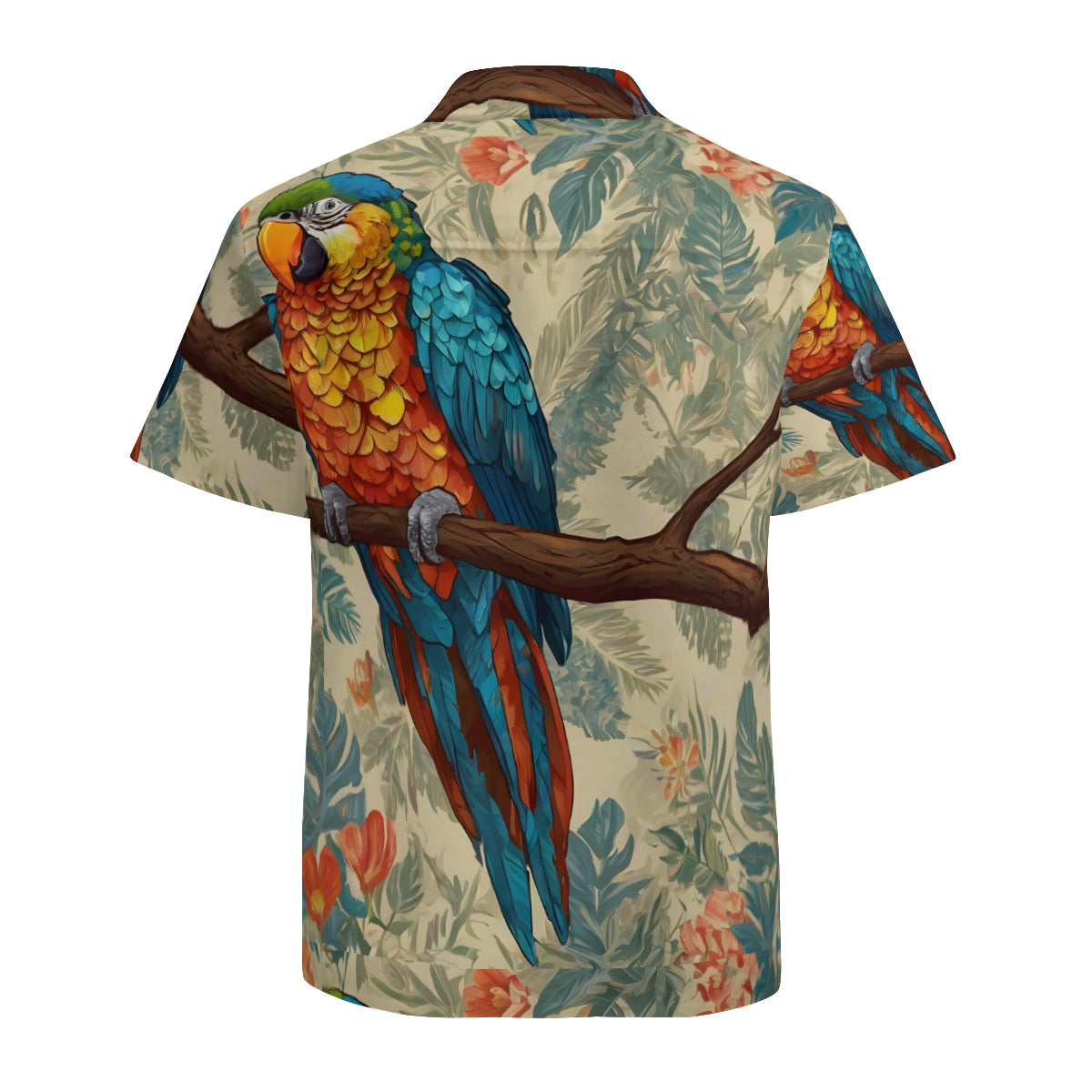 Parrot Design Hawaiian Shirt | Polyester