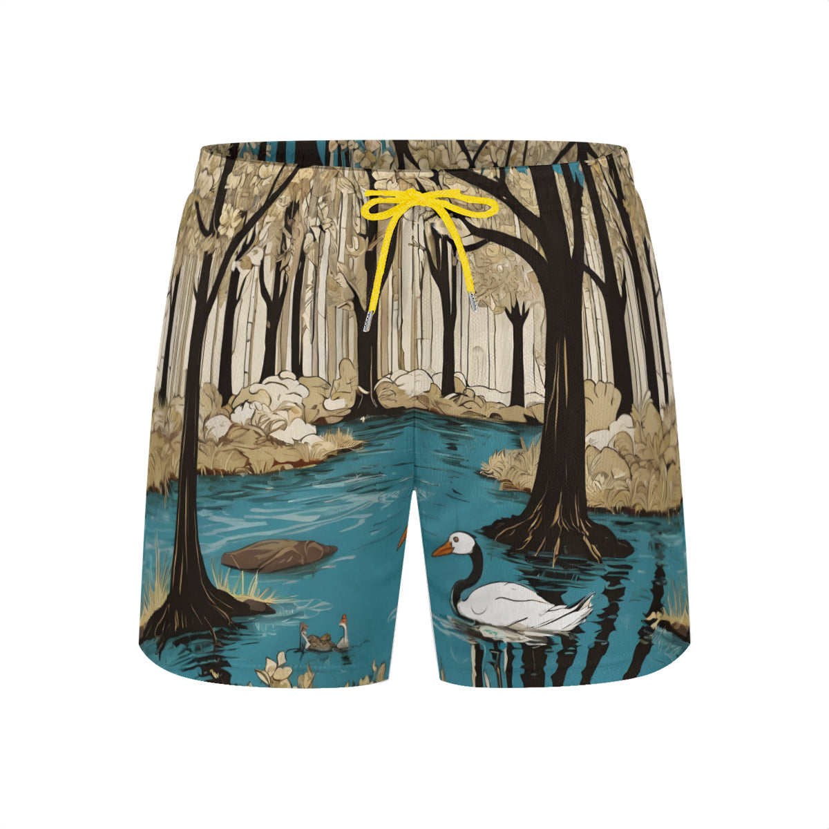 Landscape Wonder Short Sports Beach Shorts (Multifaceted Design) | Polyester