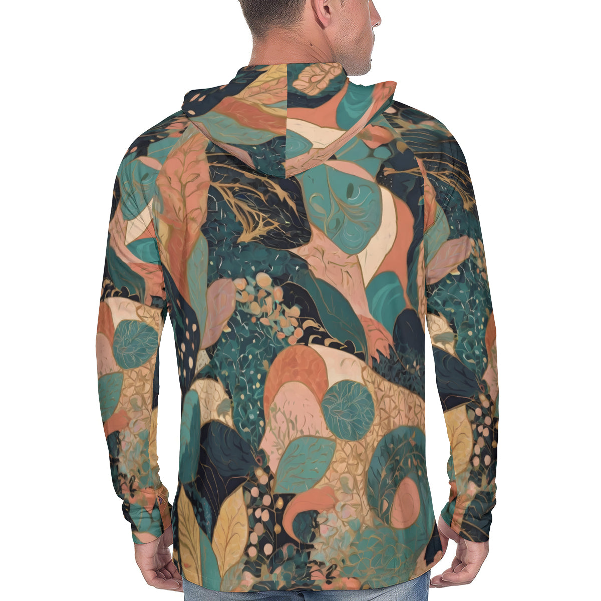 Abstract Wonder Men's Sun Protection Long Sleeve Hoodie