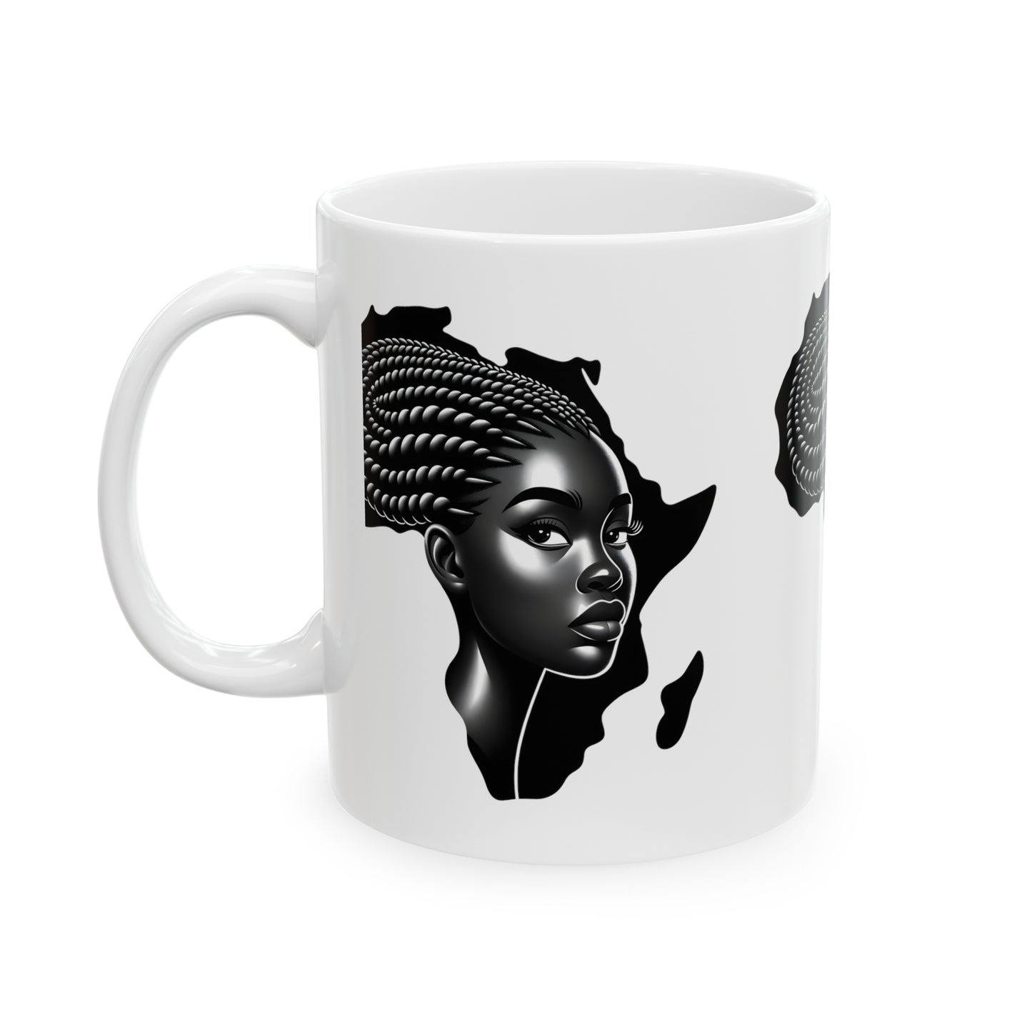 African Queen Ceramic Mug, 11oz