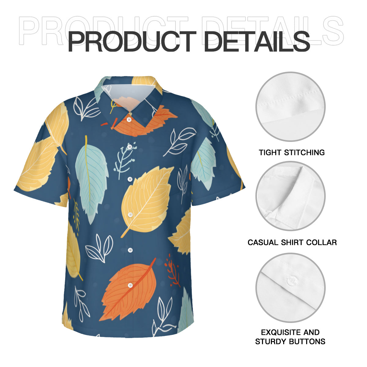 Beautiful Floral Hawaiian Shirt | Polyester