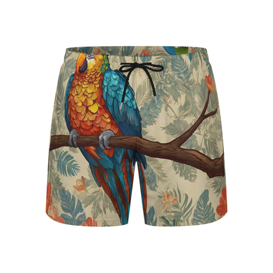 Parrot Design Short Sports Beach Shorts (Multifaceted Design) | Polyester