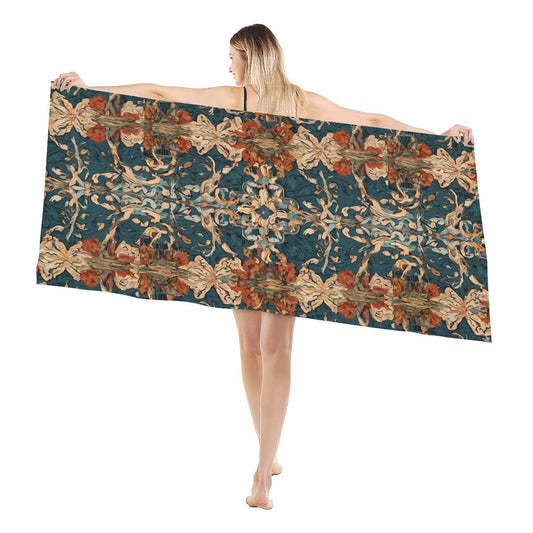 Abstract Design Beach towel (comfortable model)|Polyester