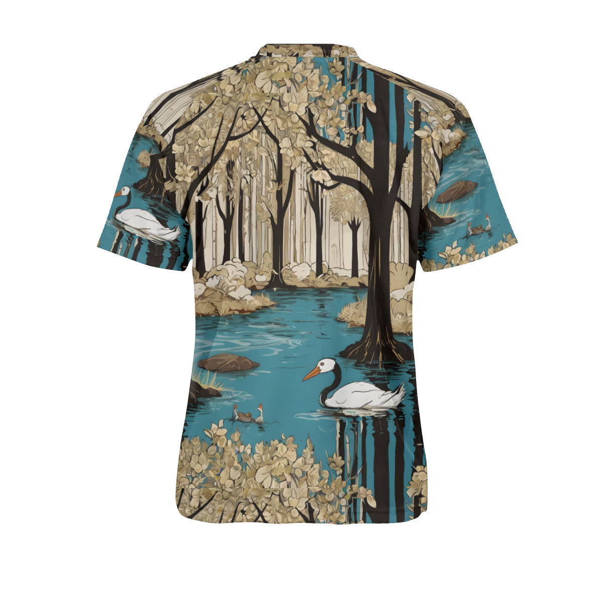 Landscape Wonder Men's V-Neck T-Shirt Men's Jersey | Polyester