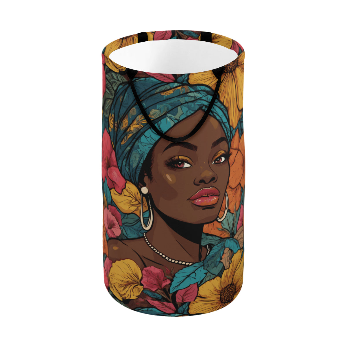 Melanin Queen Large Capacity Foldable Laundry Basket | Polyester