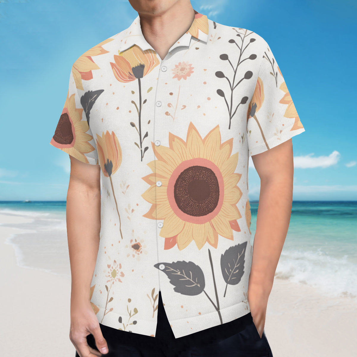 Floral Print Hawaiian Shirt