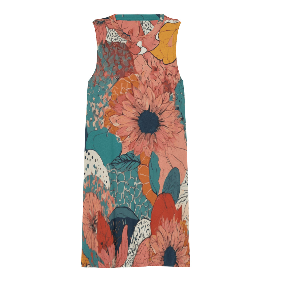 Awesome Floral Women's Casual Dress | Polyester