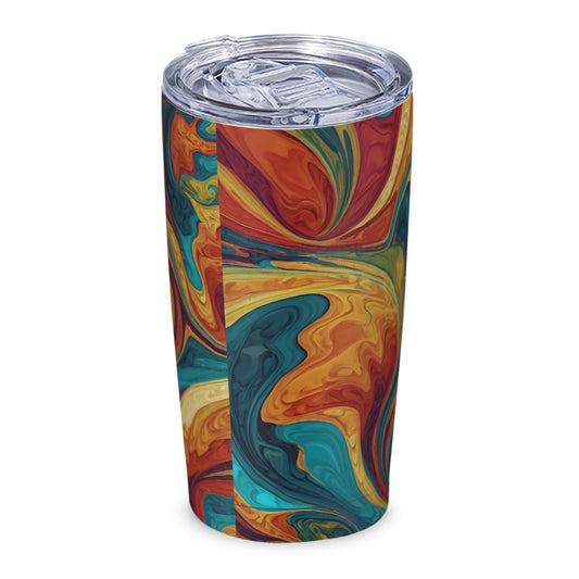 Colorful Design Outdoor Travel Carry Tumbler (600ml/20oz) | Stainless Steel 304