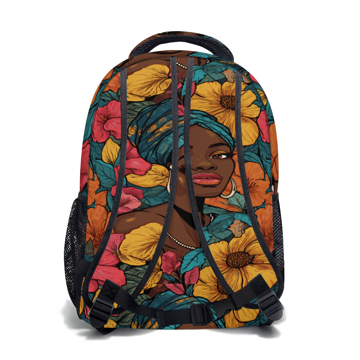 Melanin Queen Student School Bag + Portable Tote Insulated Lunch Bag + Pen Pouch | Oxford Cloth