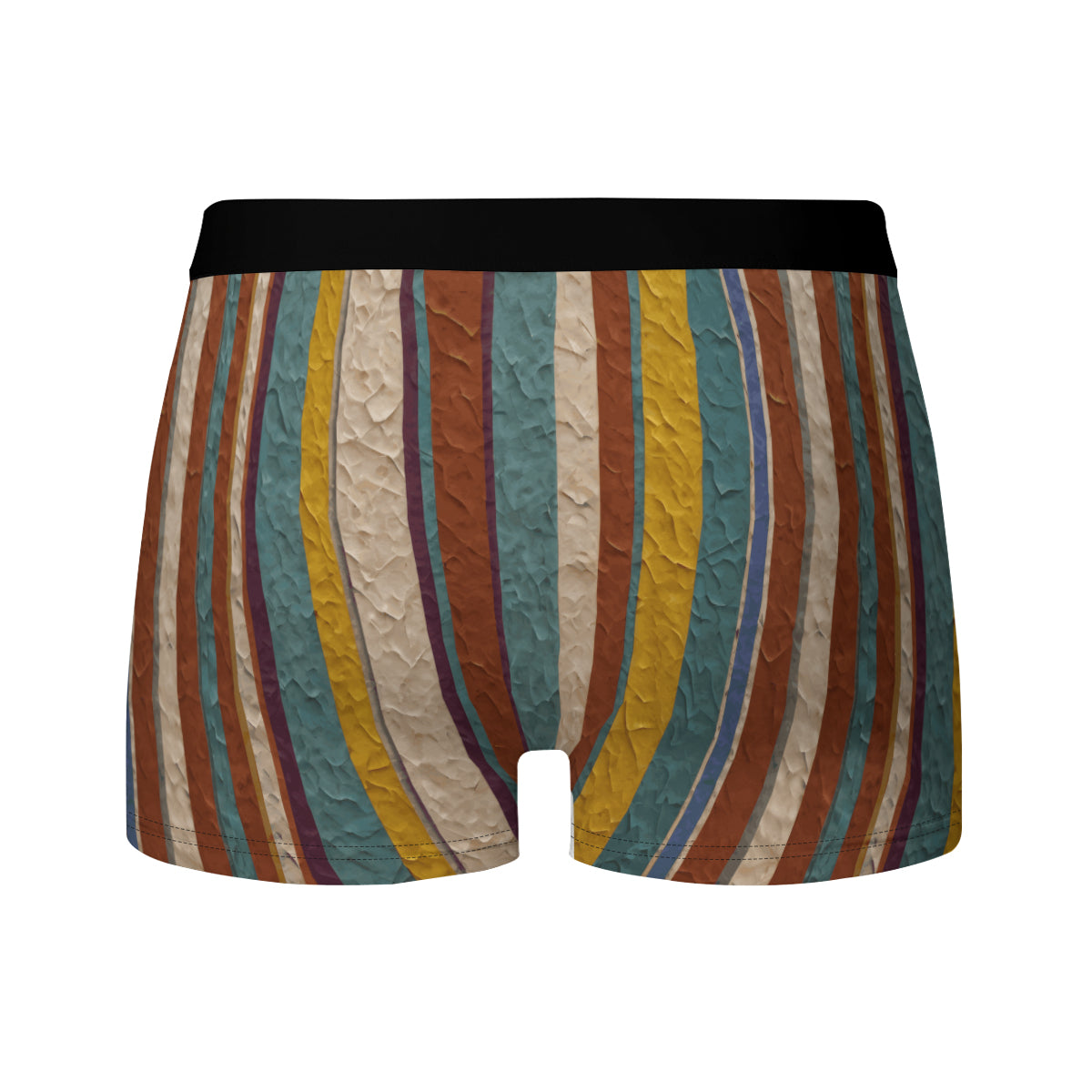 Strip Design Men's Underwear (Front and Back Design)丨Polyester