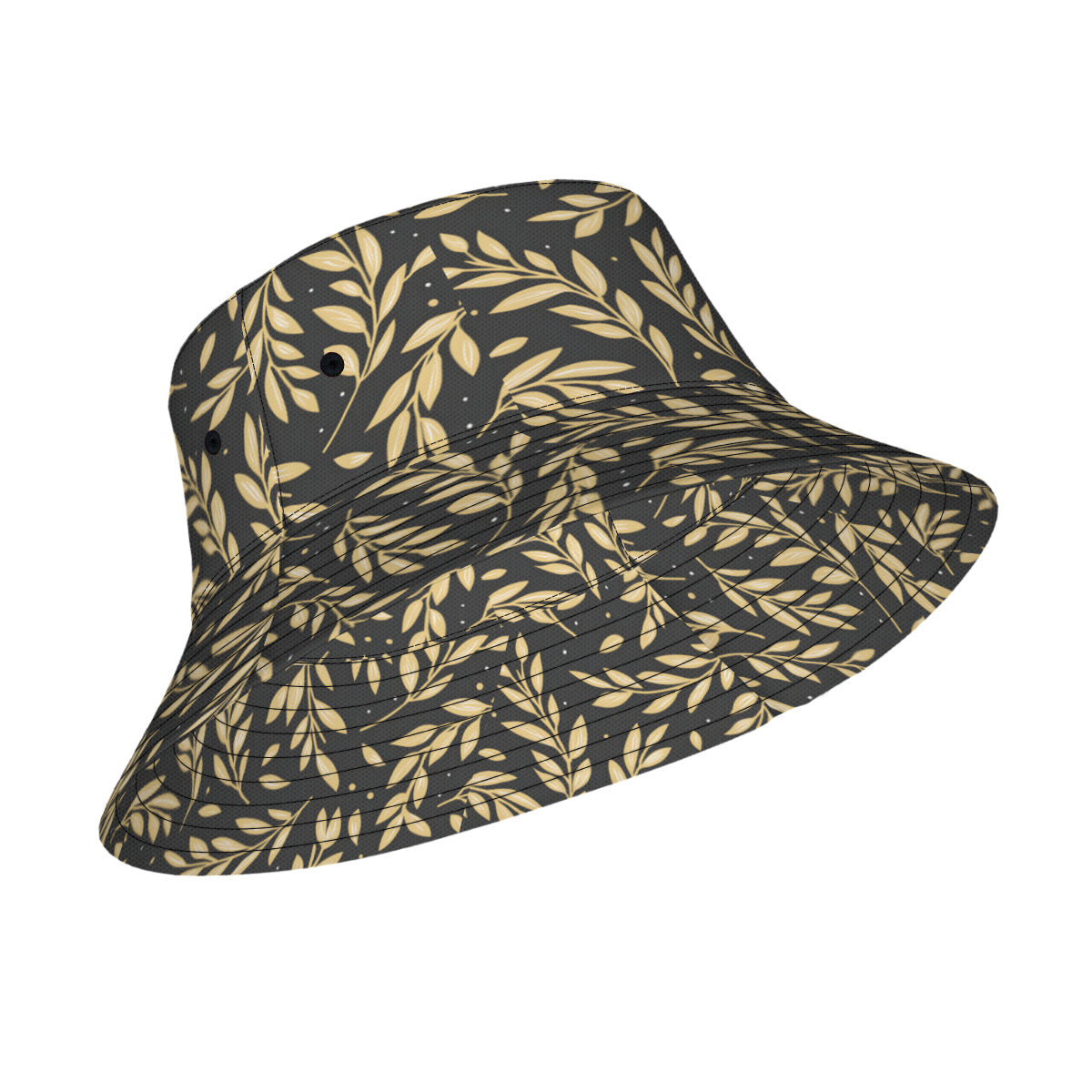 Golden Branches Fisherman Hat