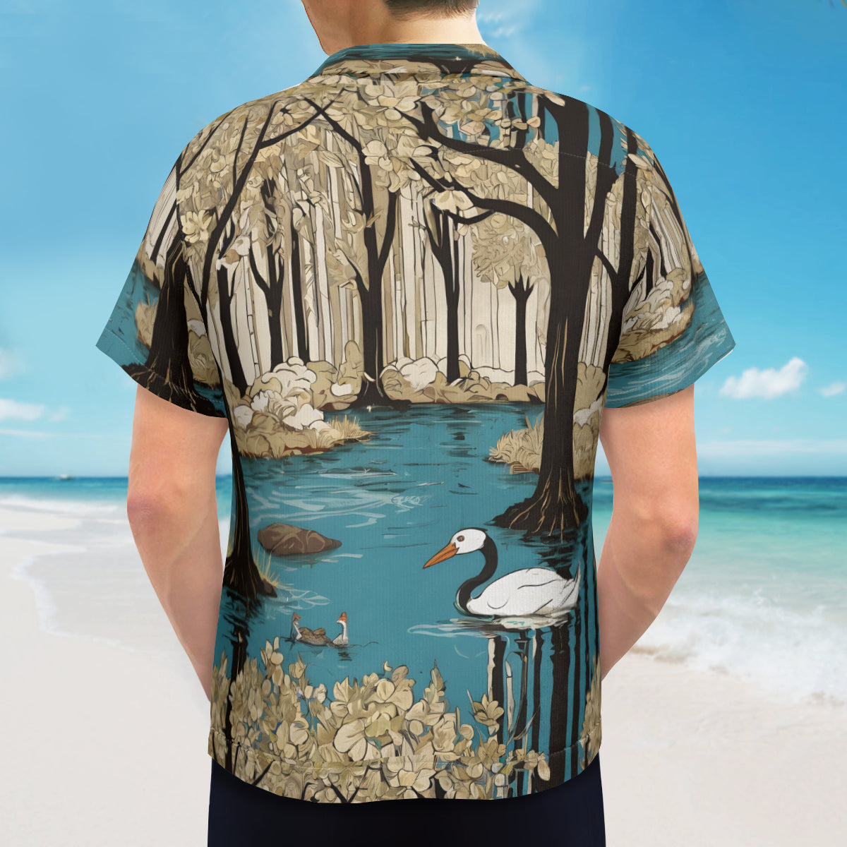 Landscape Wonder Hawaiian Shirt(No chest pocket) | Polyester