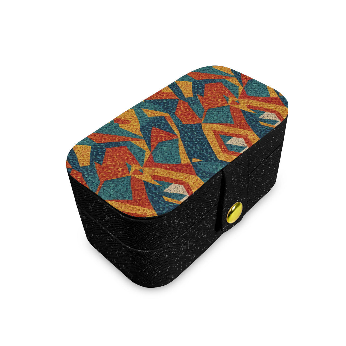 Abstract Pattern Personalized Portable Jewelry Box | PU