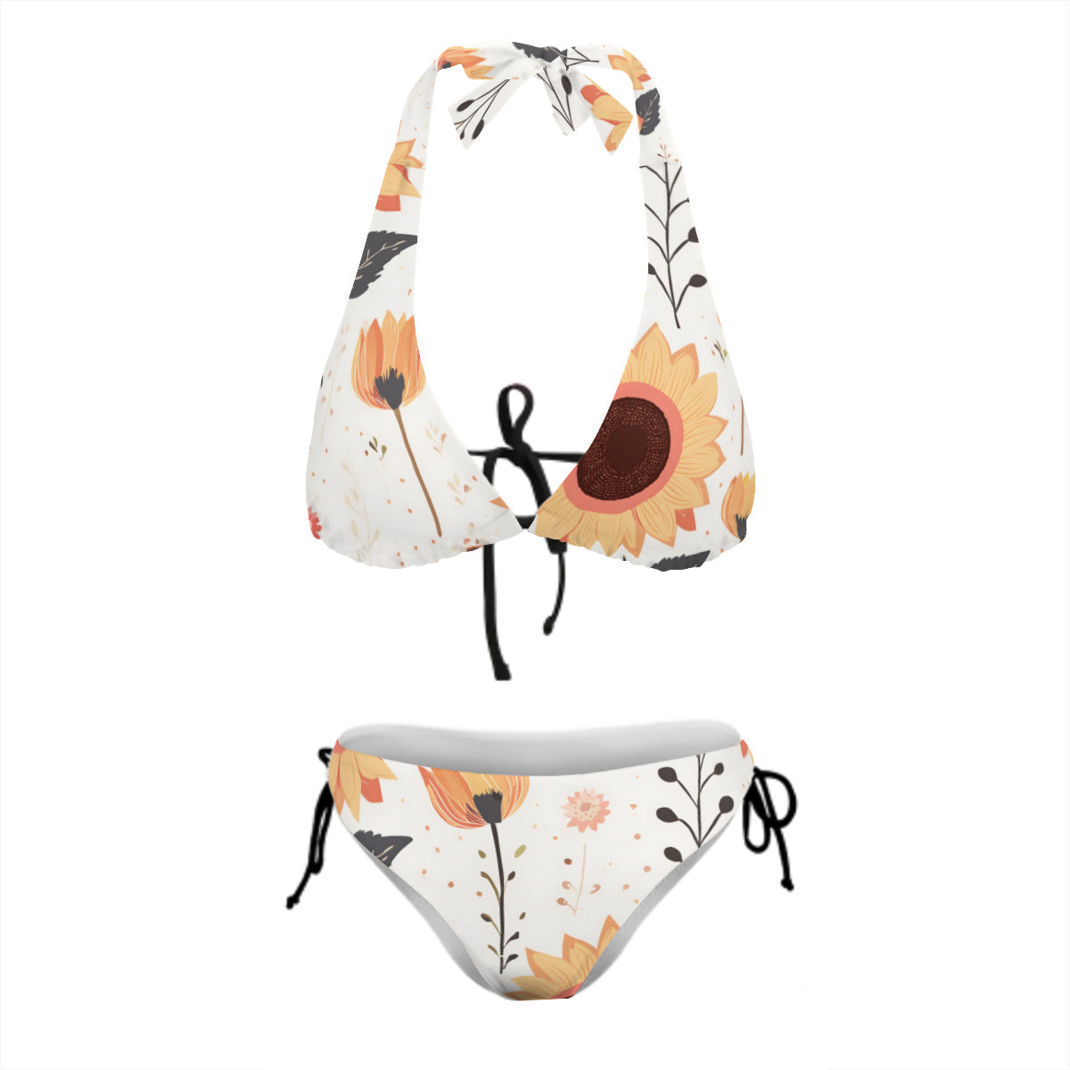 Beautiful Floral Bikini Swimsuit