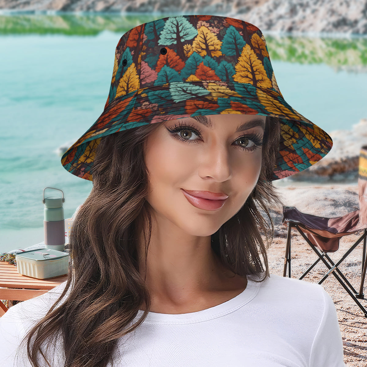 Beautiful Floral Fisherman Hat | Polyester