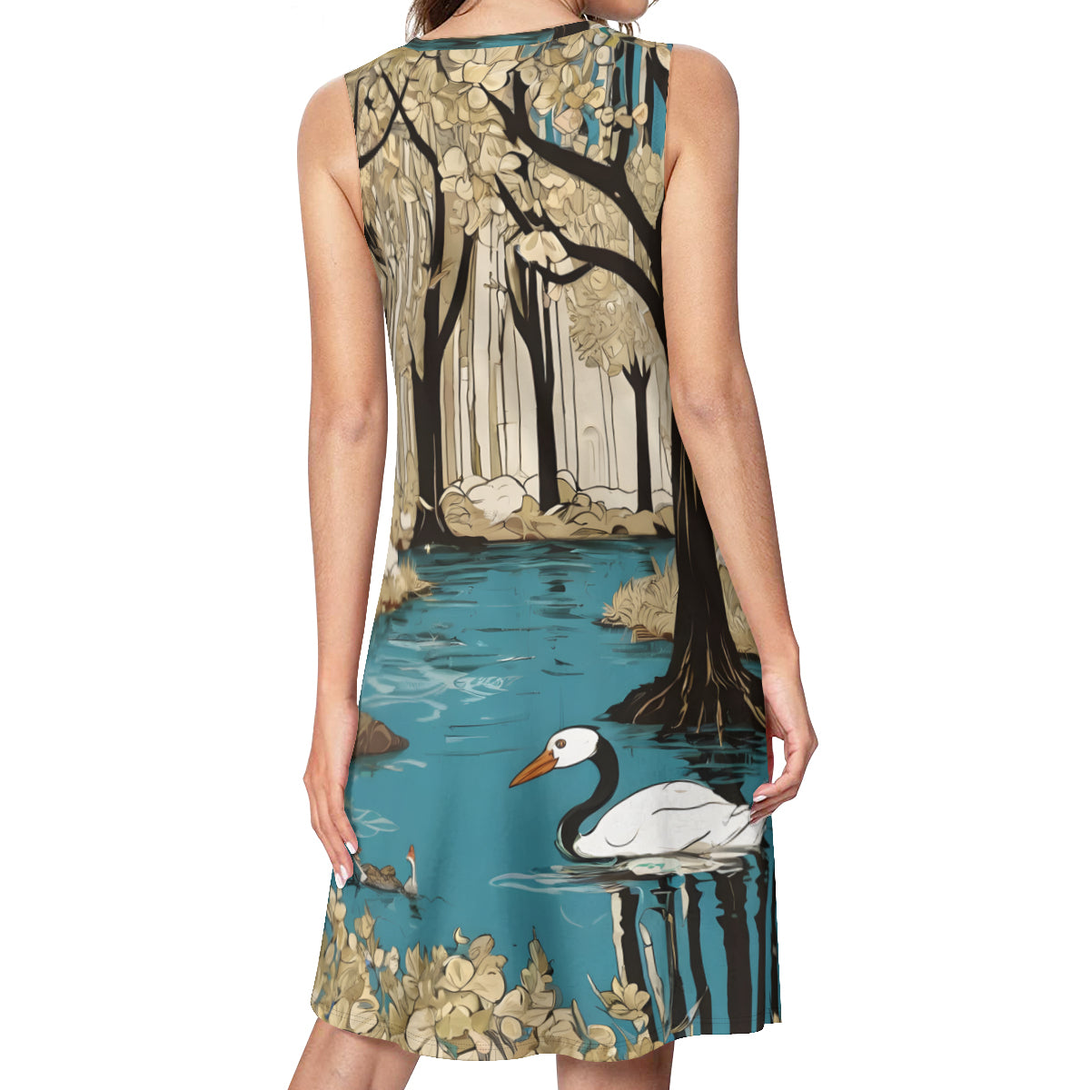 Landscape Wonder Women's Casual Dress | Polyester