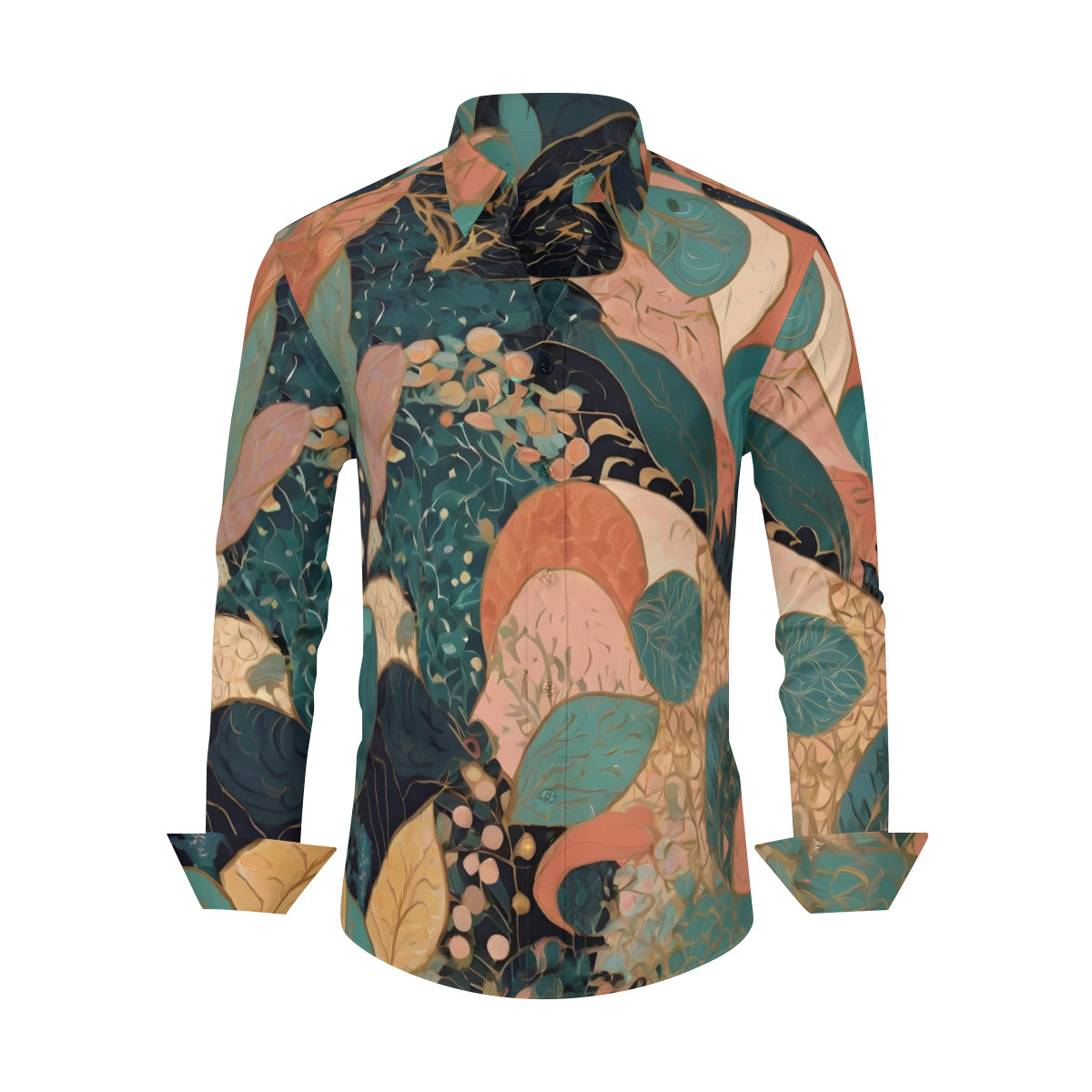 Abstract Wonder Men's Classic Long-Sleeved Shirt
