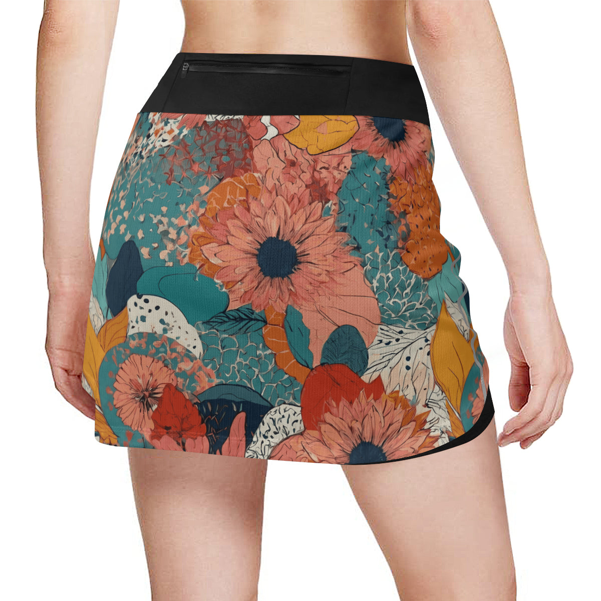 Awesome Floral Women's Sports Skirt | Polyester
