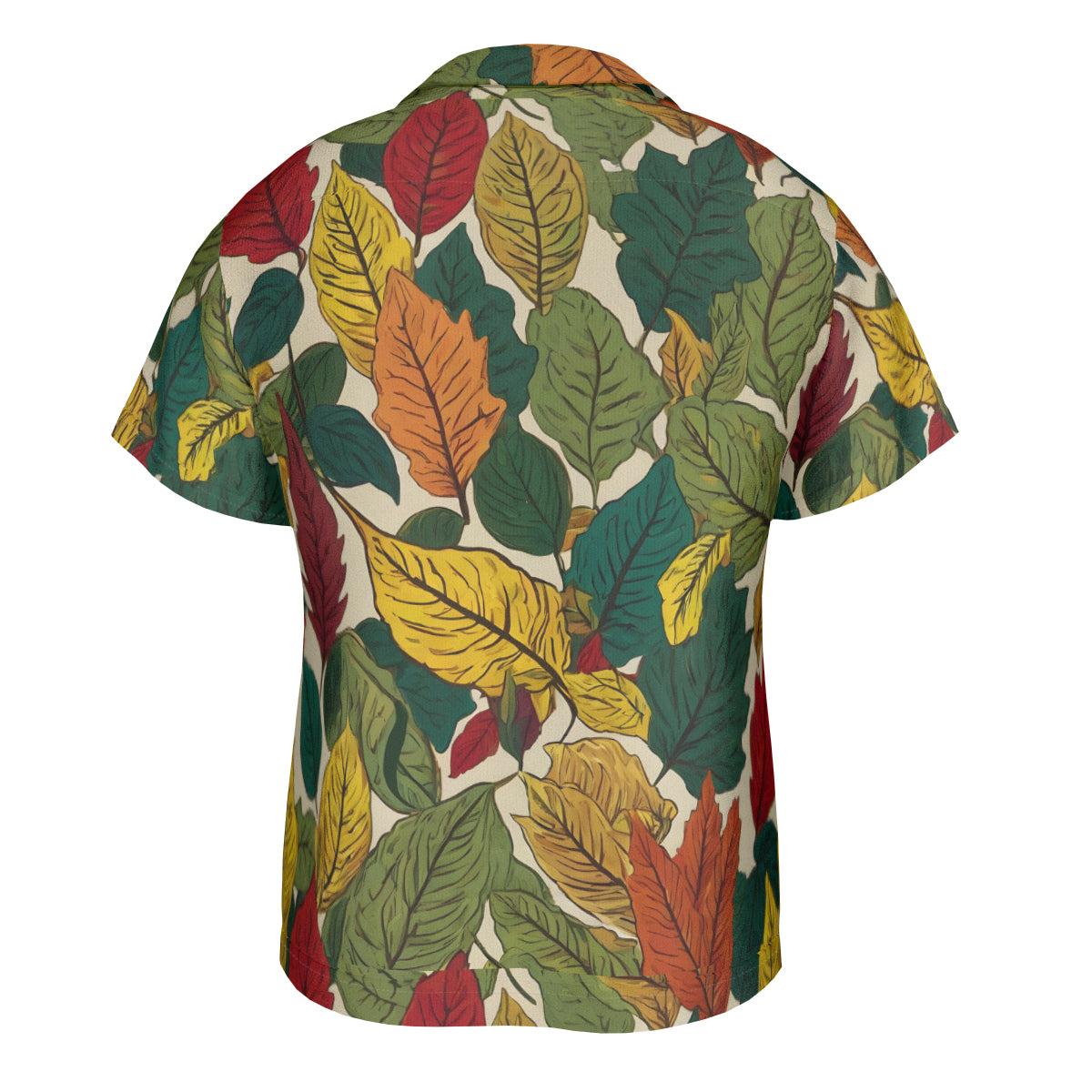 Awesome Leaves Hawaiian Shirt(No chest pocket) | Polyester