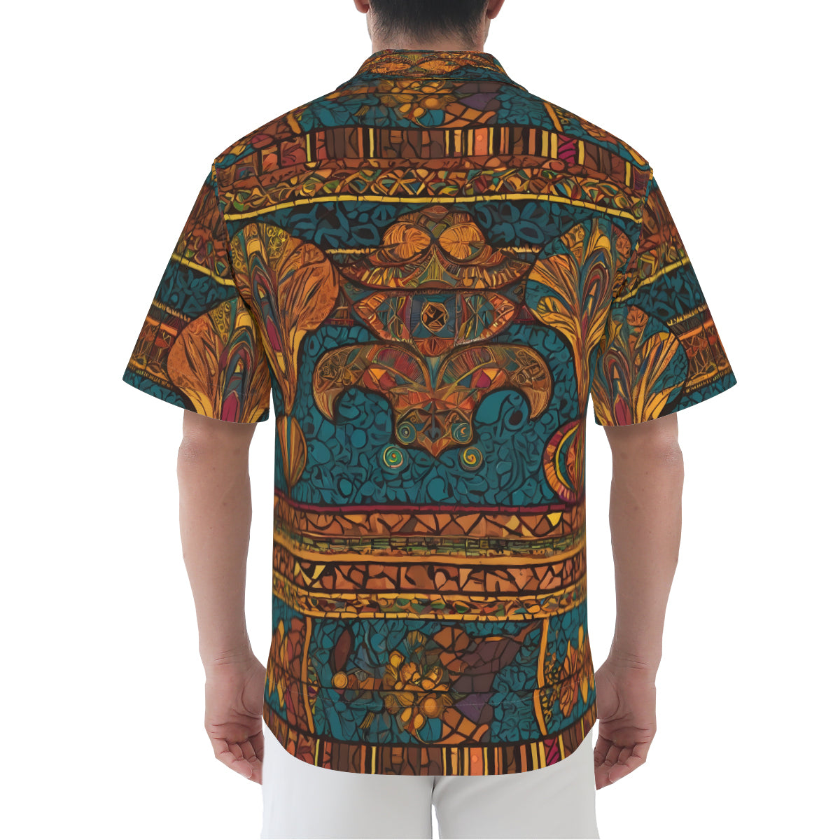 African Design Men's Casual Shirt|Polyester