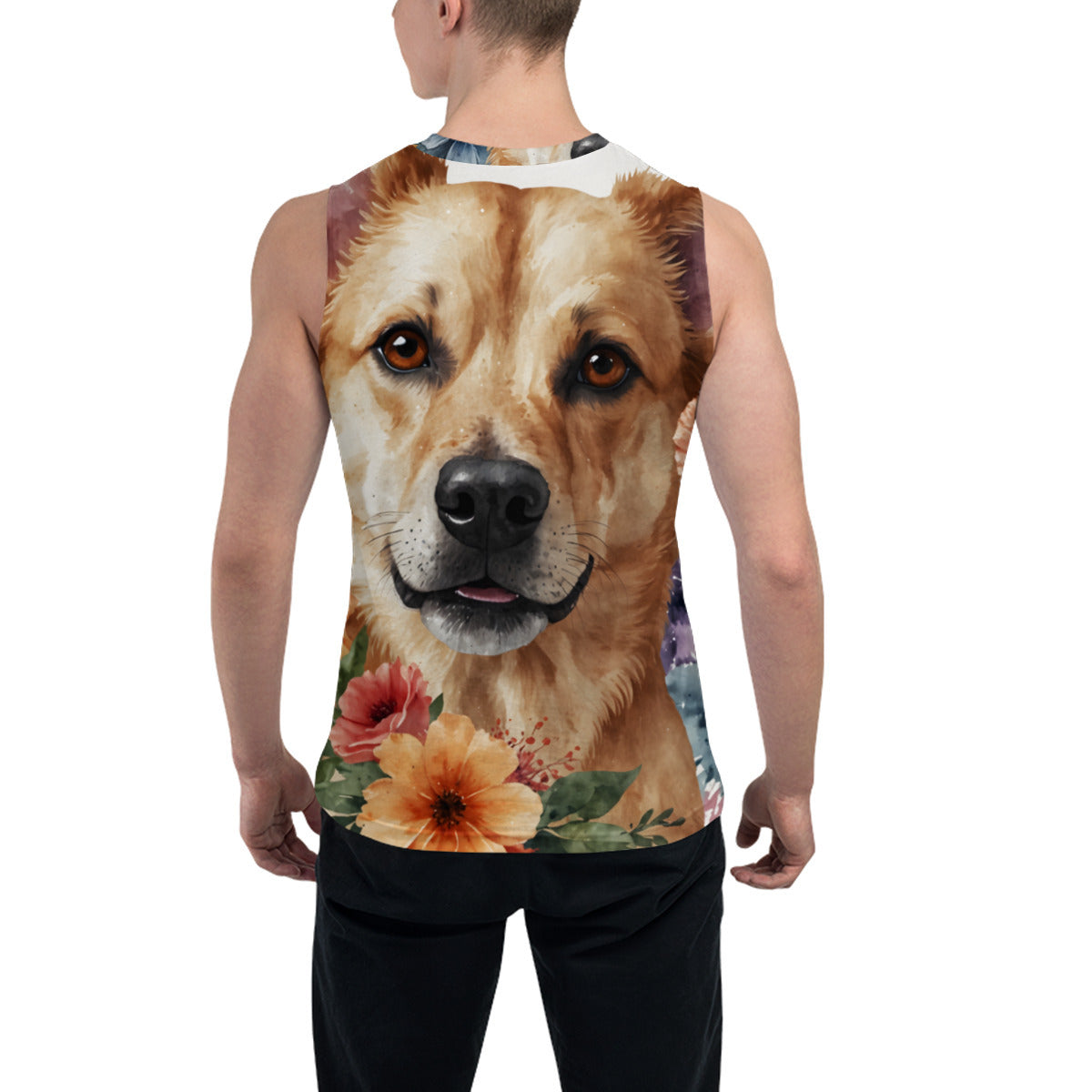 Dog Lovers Men's Sleeveless Vest|Polyester