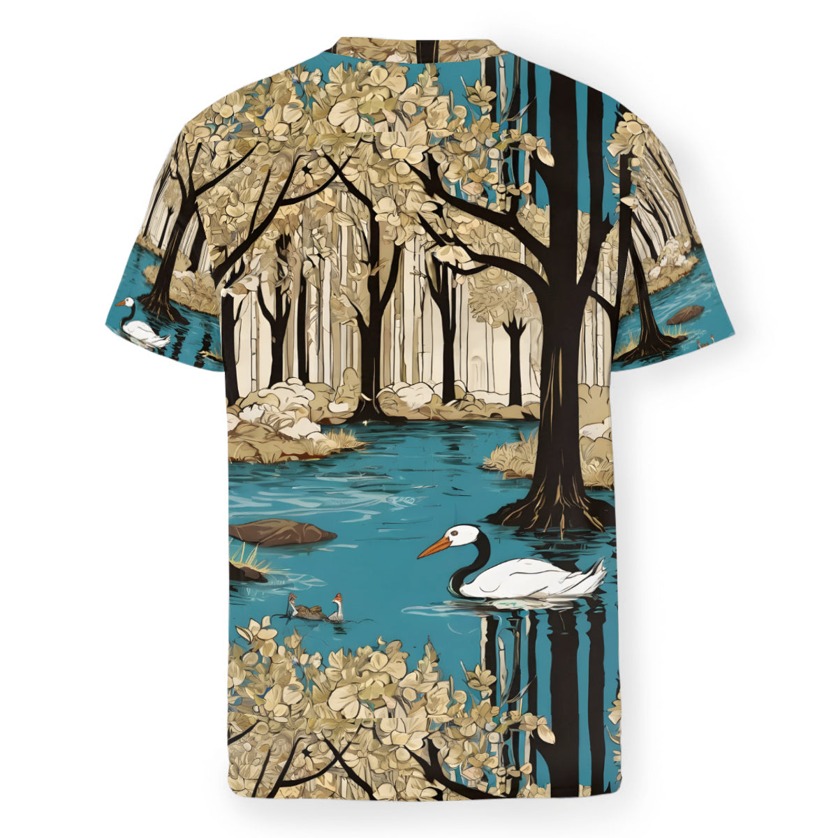 Landscape Wonder Men's O-Neck European Size T-Shirt | 220GSM Cotton