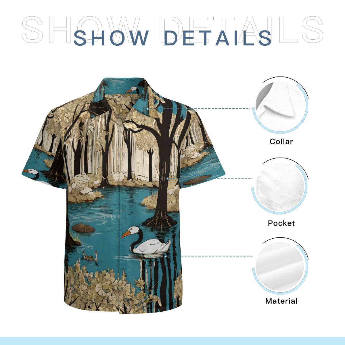 Landscape Wonder Hawaiian Shirt | Polyester