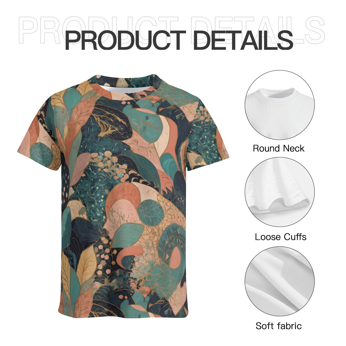Abstract Wonder Men's T-Shirt (Plain Cloth)