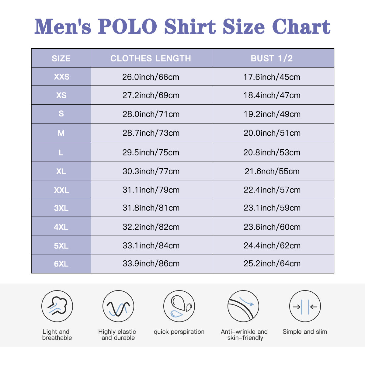 Abstract Pattern Men's Premium European Size POLO Shirt | 95% Polyester+5% Spandex