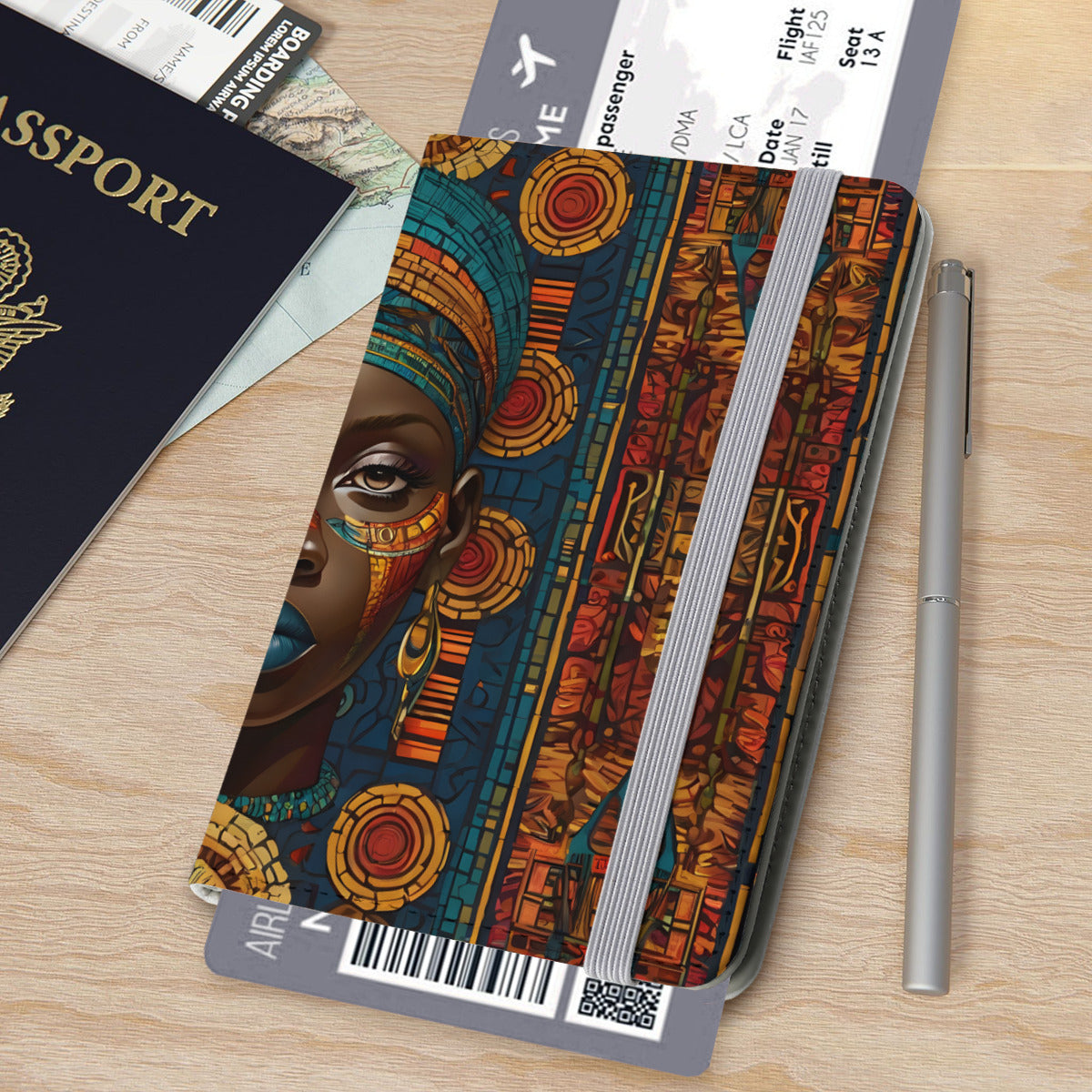 African Image Personalized Custom Passport Cover Passport Holder | PU