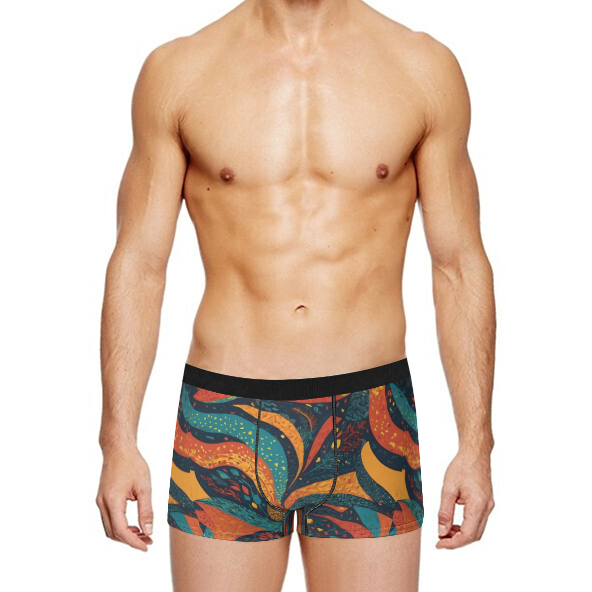 Abstract Beauty Men's Underwear (Front and Back Design)丨Polyester