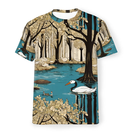 Landscape Wonder Men's O-Neck European Size T-Shirt | 220GSM Cotton